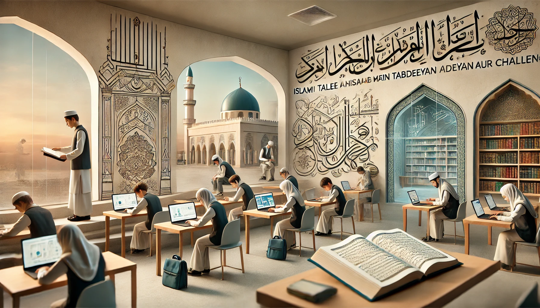 Changes and challenges in Islamic education and modern curricula.