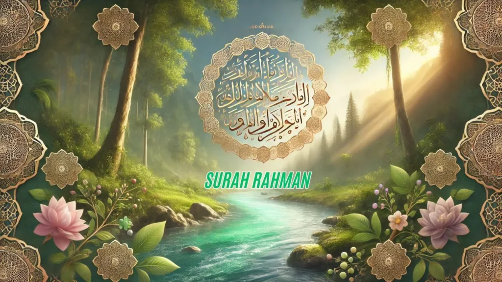 Surah Rahman in Hindi and Arabic with Translation and Fazilat